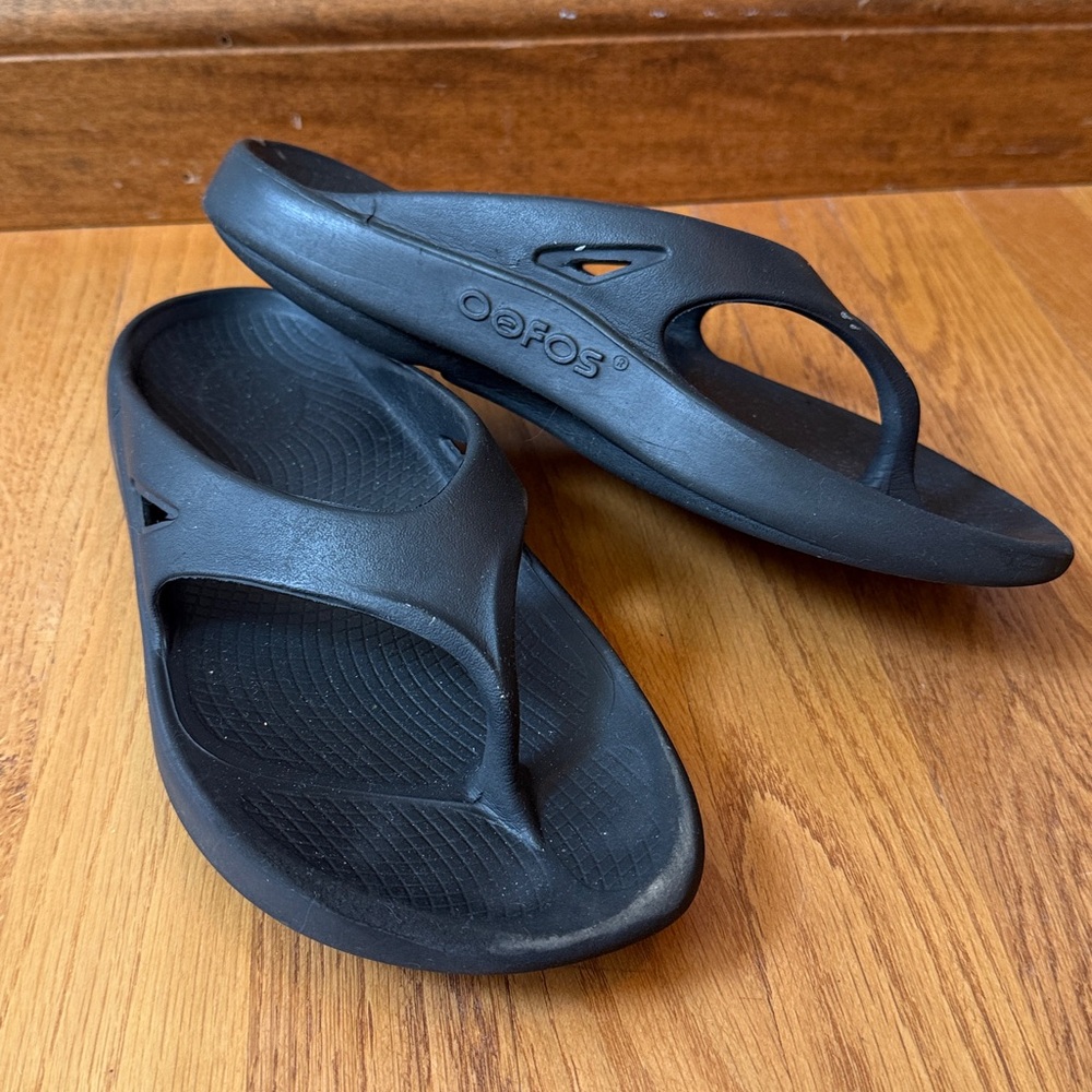 Oofos Original Recovery Flip Flop Sandals Black Unisex EU 40 Mens 7 Women’s 9 - Picture 11 of 11